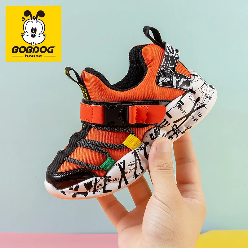 Детская обувь BOBDOG house Нескользящие Детские кроссовки с мягкой подошвой