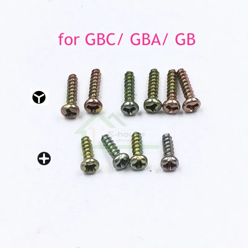 6 шт. тройные винты + 4 Замена Винта Phillips для Gameboy корпус ГБ/GBA/GBC головка Phillips|screw