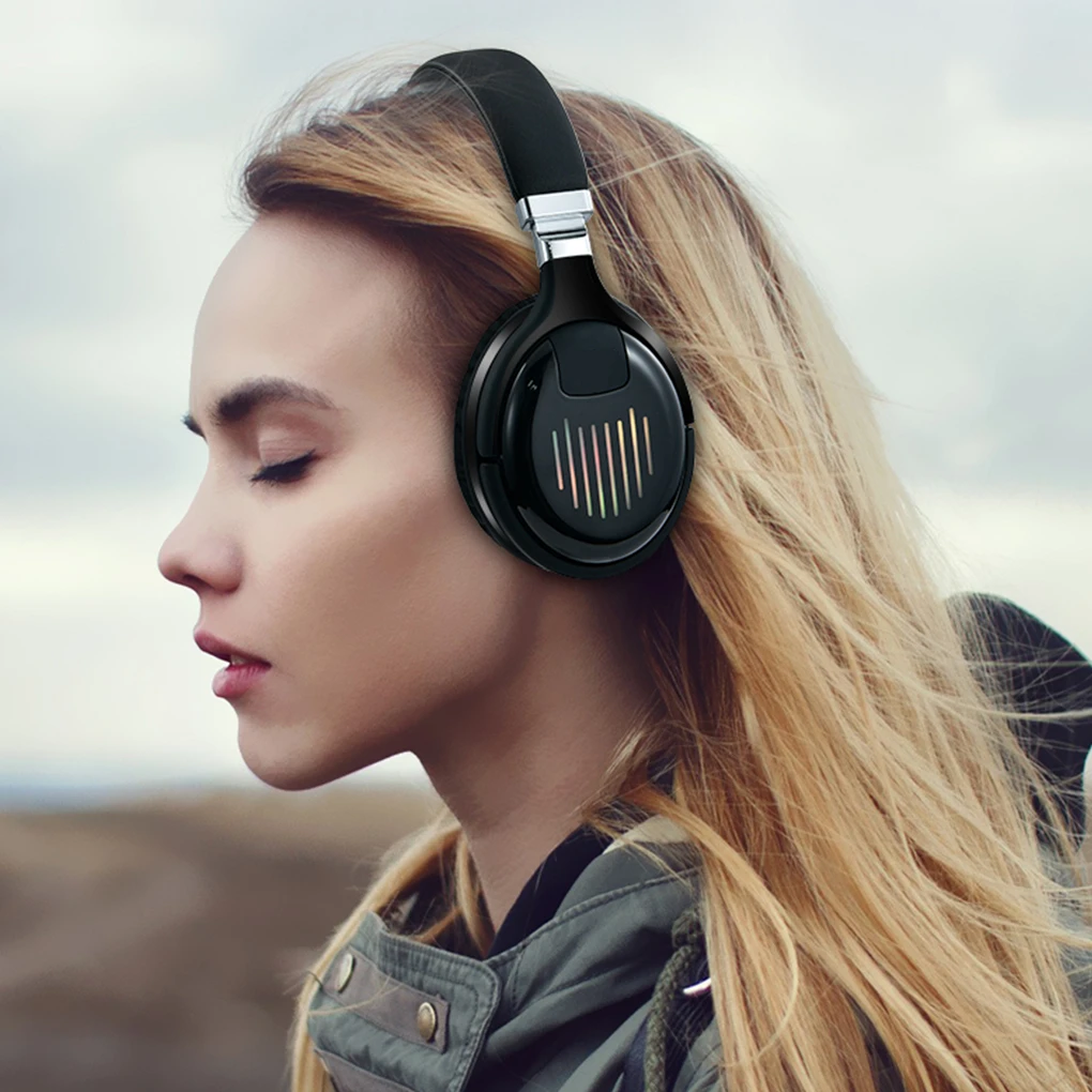 Складные беспроводные наушники 3D стерео Bluetooth гарнитура игровые со слотом для SD