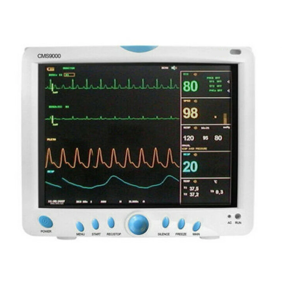 Монитор пациента CONTEC CMS9000 12 1 дюйма монитор жизненно важных признаков ICU CCU 6