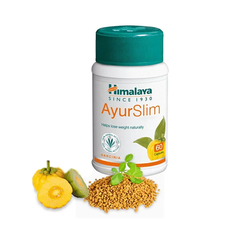 3bottles India Himalaya Ayur Slim Garcinia Improve constipation and reduce fat accumulation 1bottle=60p