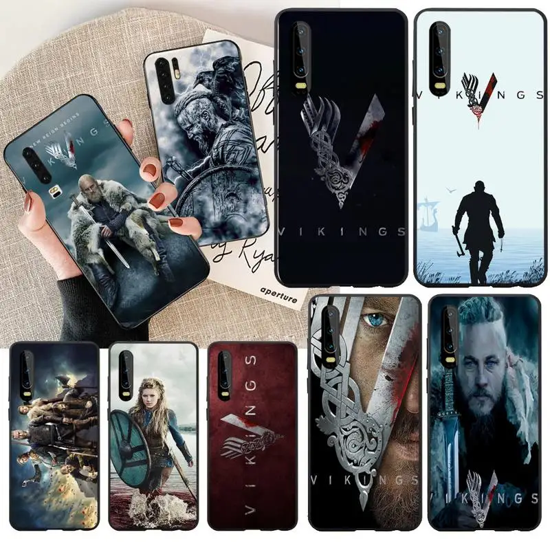 Чехол для телефона PENGHUWAN TV Vikings Ragnar Lothbrok черный мягкий чехол Huawei Honor 20 10 9 8 8x 8c 9x 7c 7a