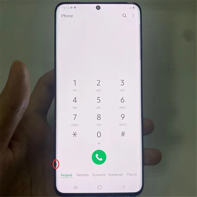 Оригинальный дефект с точечной линией одиночная распродажа ЖК-дисплей S20 для Samsung