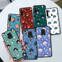 Cartoon Genshin Impact Silicone Phone Case For Xiaomi Redmi Note Pro K40 Soft Shell Cover Coque Funda