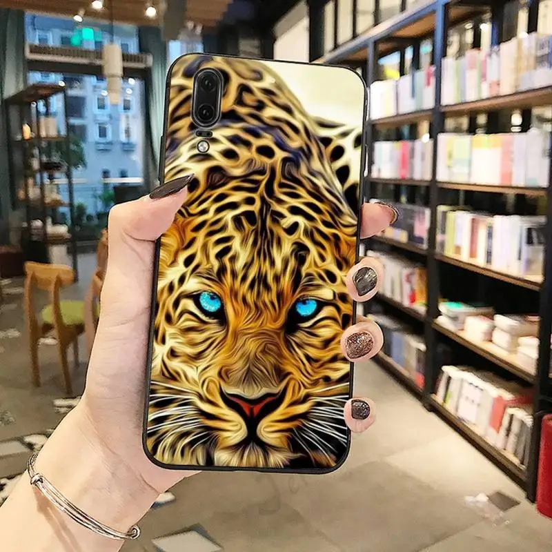 

Animal Lion Tiger cool art Phone Case For Huawei honor Mate P 10 20 30 40 Pro 10i 9 10 20 8 x Lite