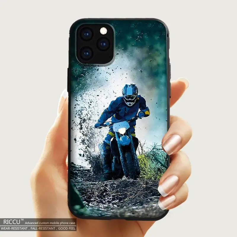 

Motocross Dirt Bikes Phone Case For iPhone 11 12 13 Pro mini pro XS MAX 8 7 Plus X 2020 XR 13pro iPhone Covers