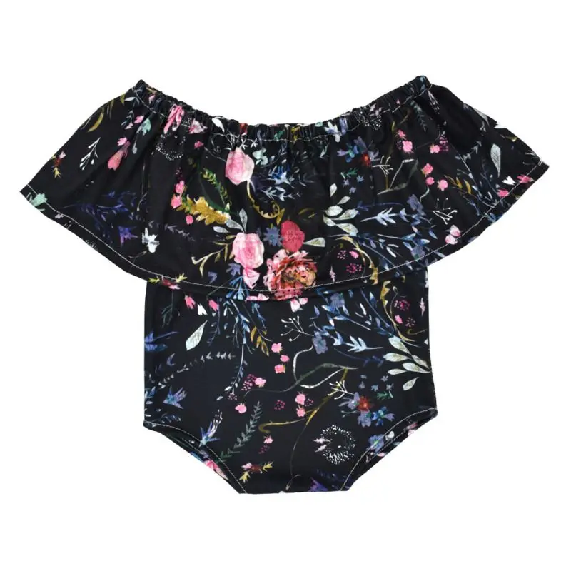 Детский комбинезон на одно плечо с принтом одежда для фотосъемки треугольный