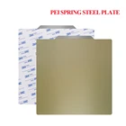 Пружинный стальной лист с порошковым покрытием PEI Строительная пластина поверхность для Ender 35 CR10S Pro Prusa мини Подогреваемая кровать BIQU B1 детали для 3D-принтера