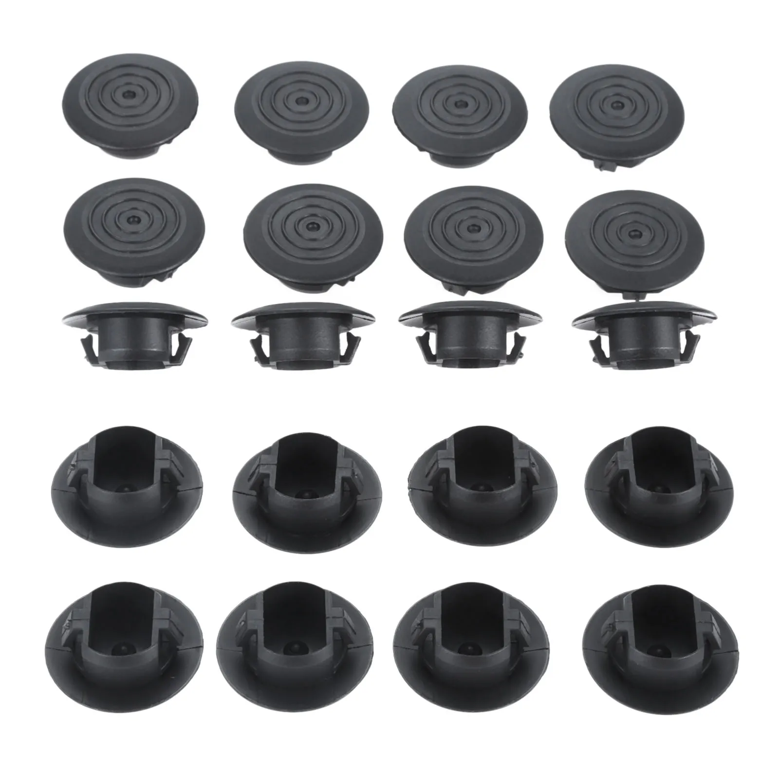 Yetaha 20Pcs Car Plastic Clips For TOYOTA Corolla Side Skirt Trim Camry Door Clip Vios Fender Drainage Hole Cover | Автомобили и