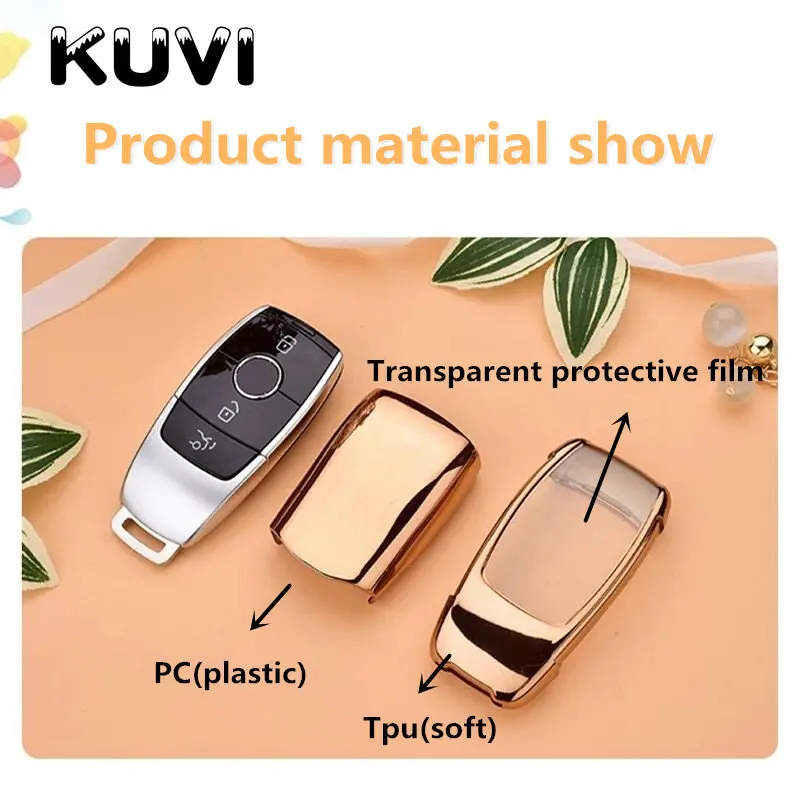 Tpu высокого качества чехол для автомобильного ключа защитный кольцо ключей Mercedes