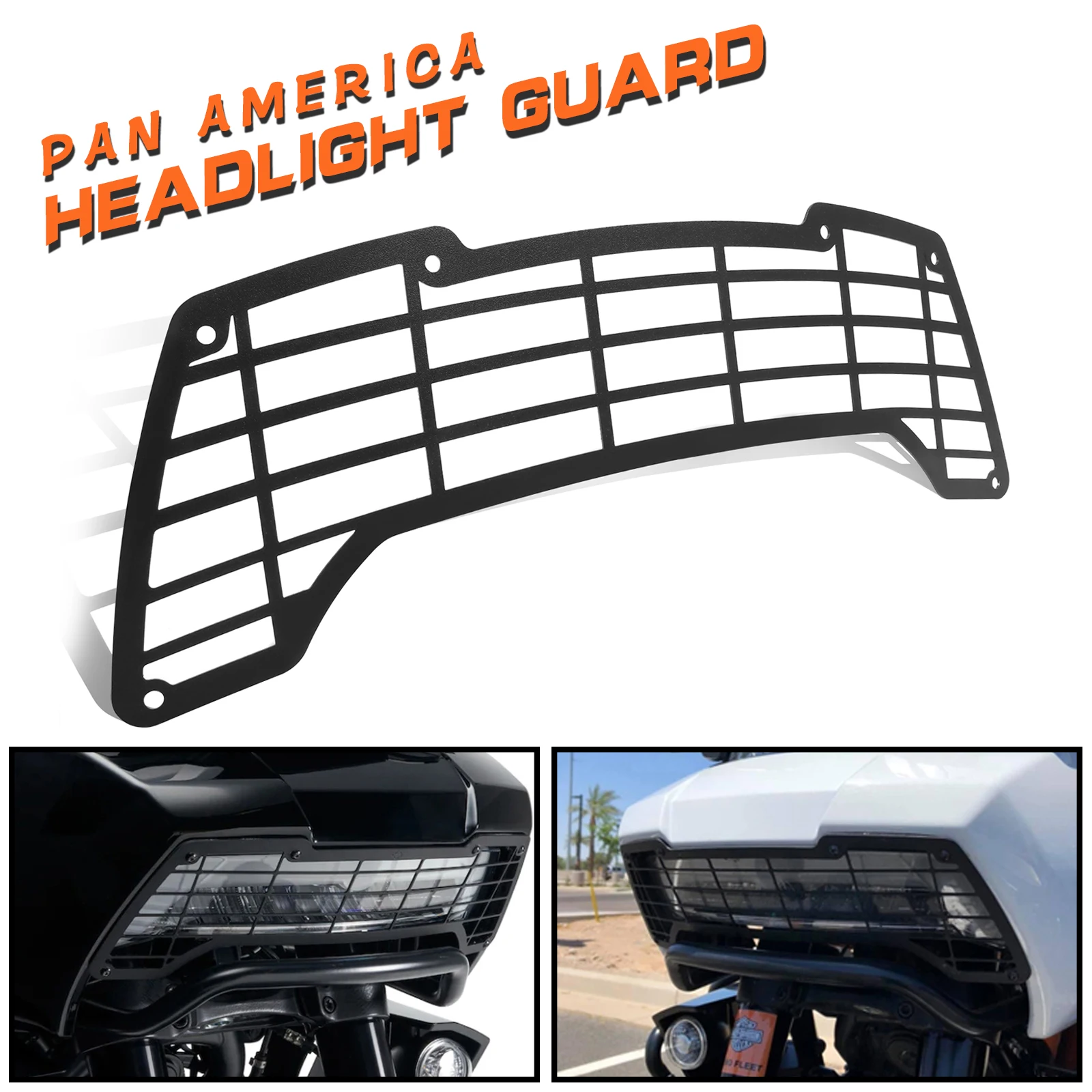 

Motorcycle Headlight Protector Grille Guard Cover Protection Grill Compatible With Harley PAN AMERICA 1250 S RA1250 S ADV 20-23