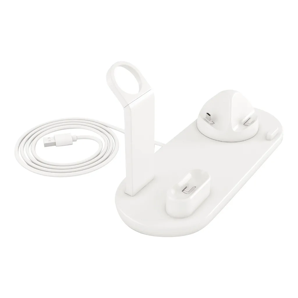 3 в 1 многофункциональная Подставка для зарядки док станция Apple Watch Airpods Ios Android Type c