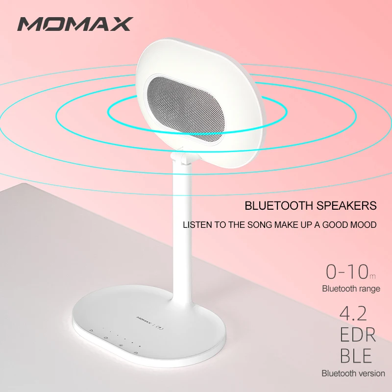 MOMAX Q. Светодиодный зеркальный беспроводной зарядный светильник 10 Вт