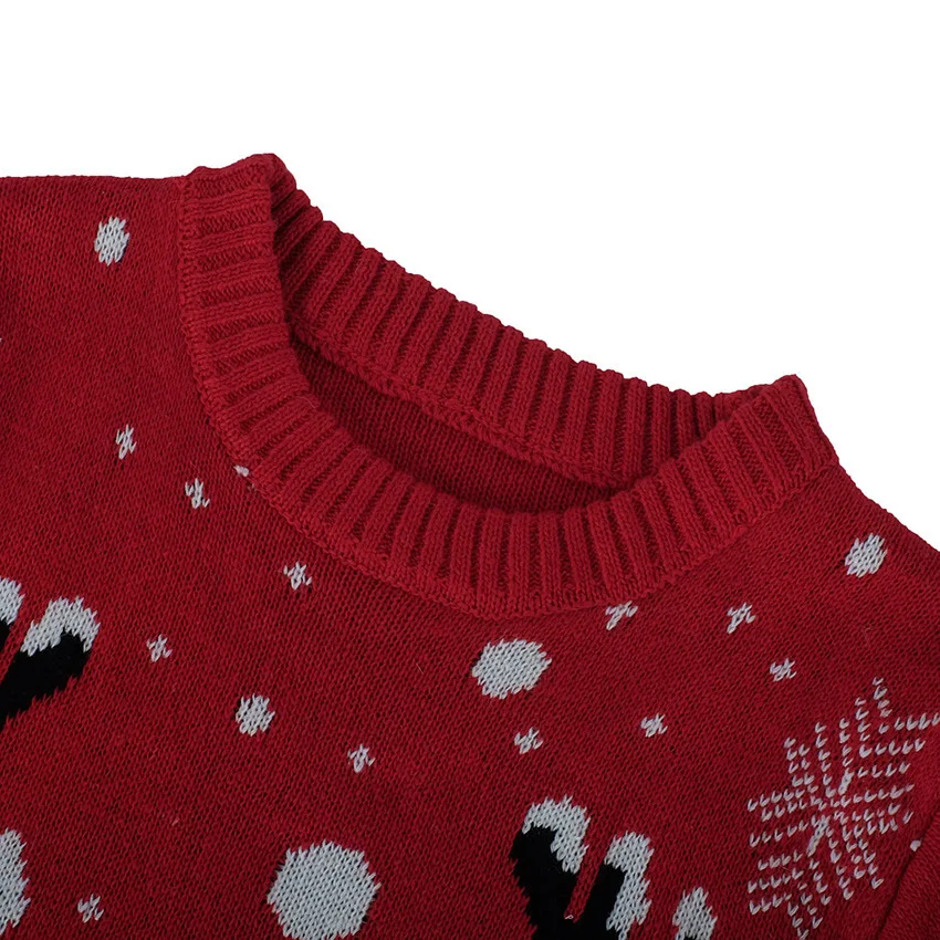 Джемпер размера плюс 4xl Свитера с оленем в виде снеговика новый Рождественский