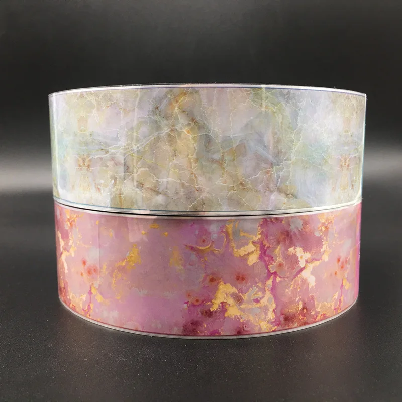 Наклейка из алюминиевой фольги для мрамора 1 рулон японская гелевая маникюрная