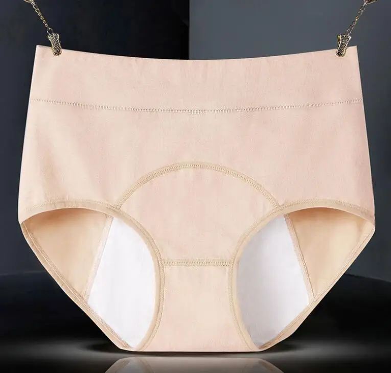 

Женские трусики для менструации, физиологические бриллиантовые Водонепроницаемые герметичные удлиненные хлопковые трусики, размер талии ...