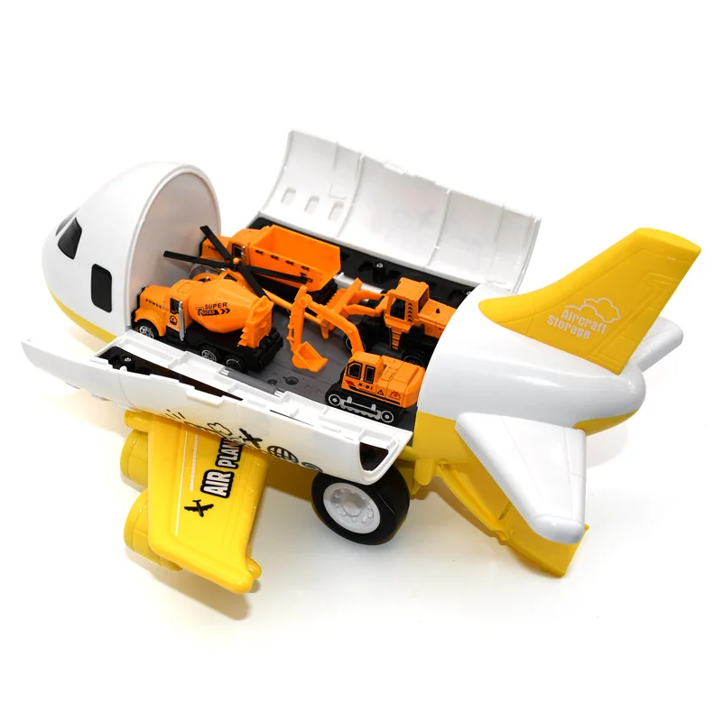 

Inertia Children's Gift Airplane Toy Large Storage with Alloy Truck