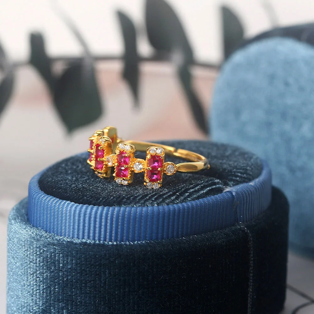 Кольцо LAMOON женское из серебра 925 пробы с короной в винтажном дворцовом