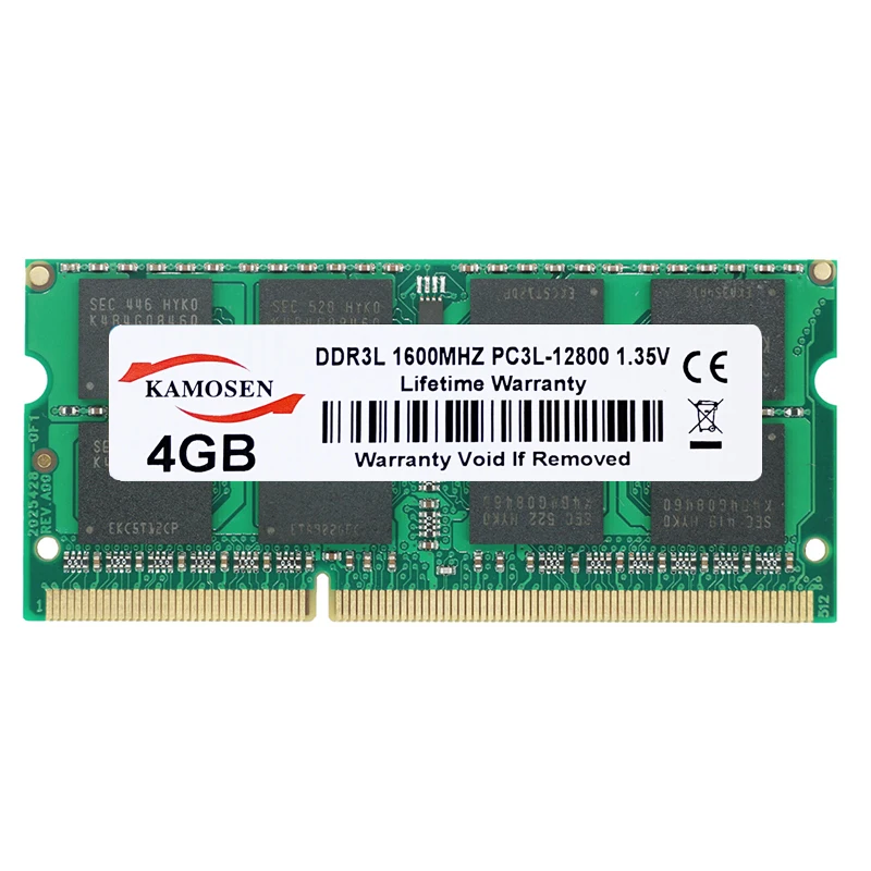 ddr3l ram 4gb 8gb 1600mhz brand new low voltage 1 35v pc3 12800 notebook memory sodimm 204 pin non ecc 1 35v free global shipping