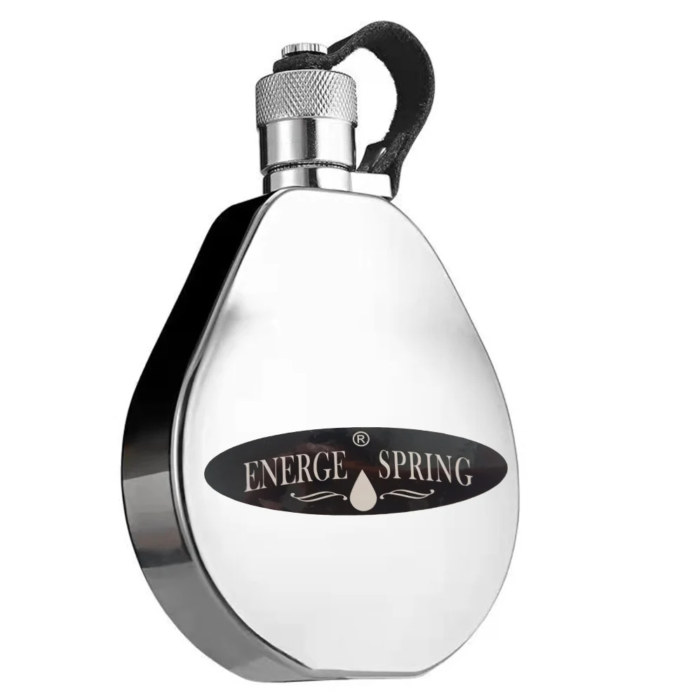 

ENERGE SPRING 6 OZ 304 фляжка из нержавеющей стали Маленькая флегона портативная Тыква с маленькой воронкой