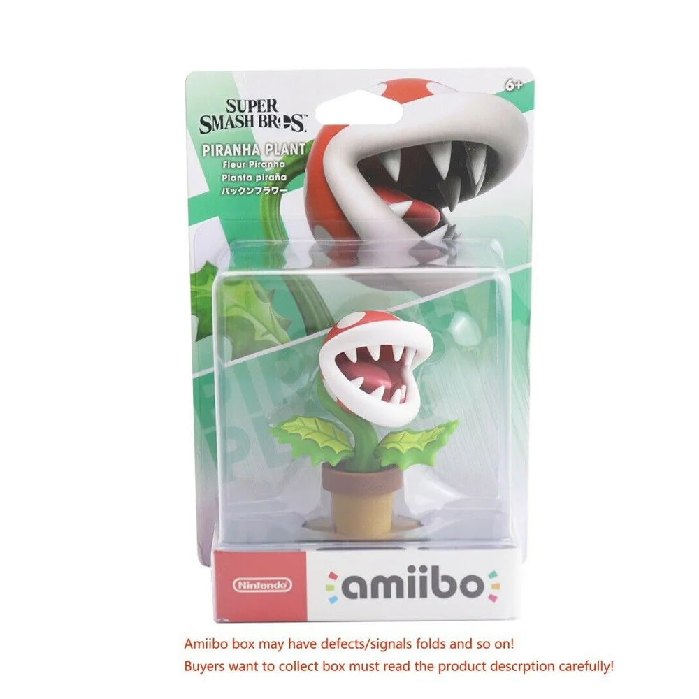 Piranha Plant Фигурка Amiibo из серии Super Mario Luigi Peach Yoshi Bowser Donkey Kong для wii U - Цвет: Piranha Plant