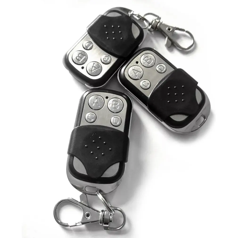 

Metal four-button electric door key access control security alarm pair copy wireless remote control key