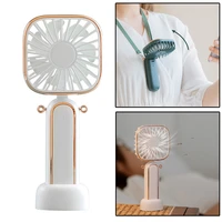 mini mosquito repellent fan usb built in battery electric hang neck flip air cooling fans portable handheld ventilator