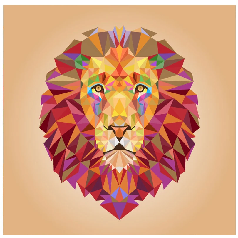 Фон для студийной фотосъемки с изображением головы льва | Электроника