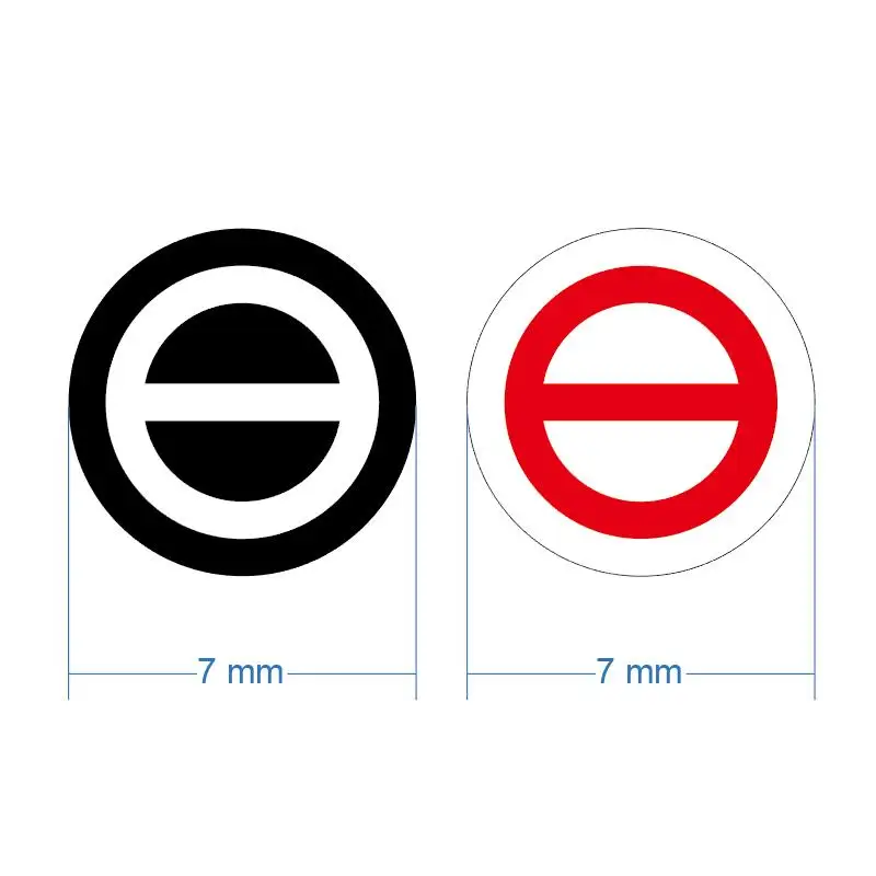 7mm 280 pcs DO NOT ENTER Warranty Void Stickers , Choose Black or Red Color, Item No. V29