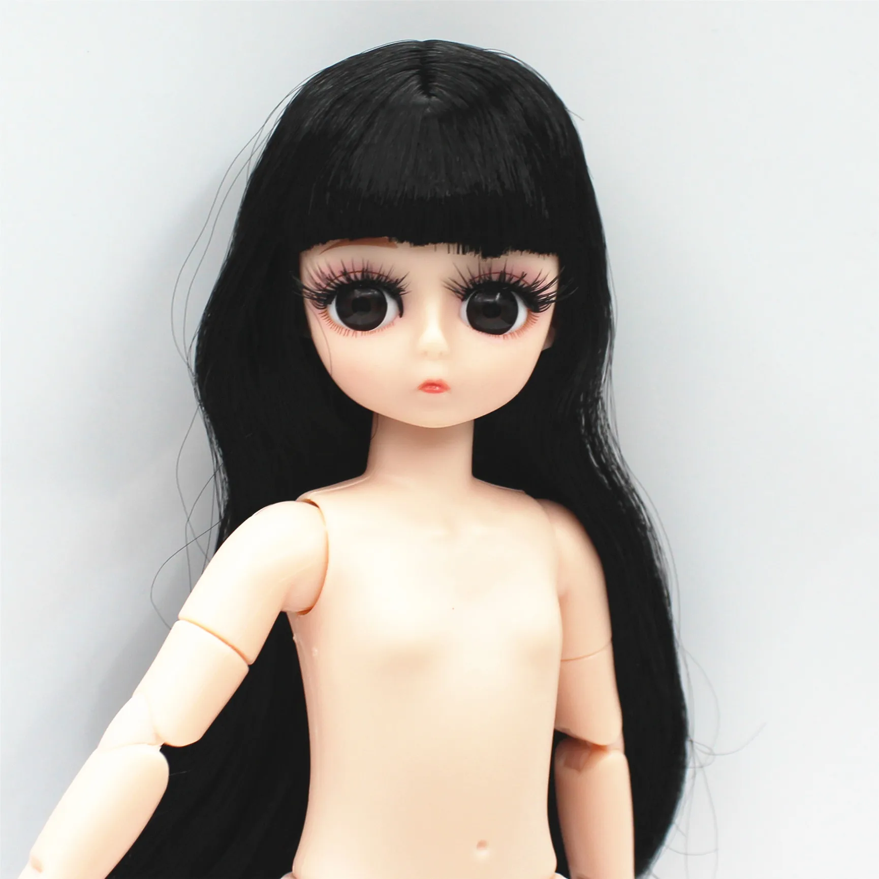 

12 '' BJD Doll 28cm Sleep Series Doll with Makeup Multi-Jionts Baby Dolls Toys for Girls One Clothes As Gift