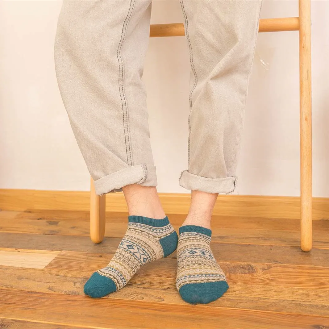 

5 Pairs Men's Socks Fashion Summer Cotton Short Socks Casual Breathable Business Man Male Invisible Low Cut Ankle Socks Slippers