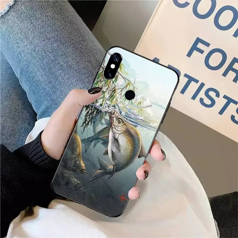 

Carp Fishing Phone Case For Xiaomi Redmi 7 8 9t a3 9se k20 mi8 max3 lite 9 note 9s 10 pro