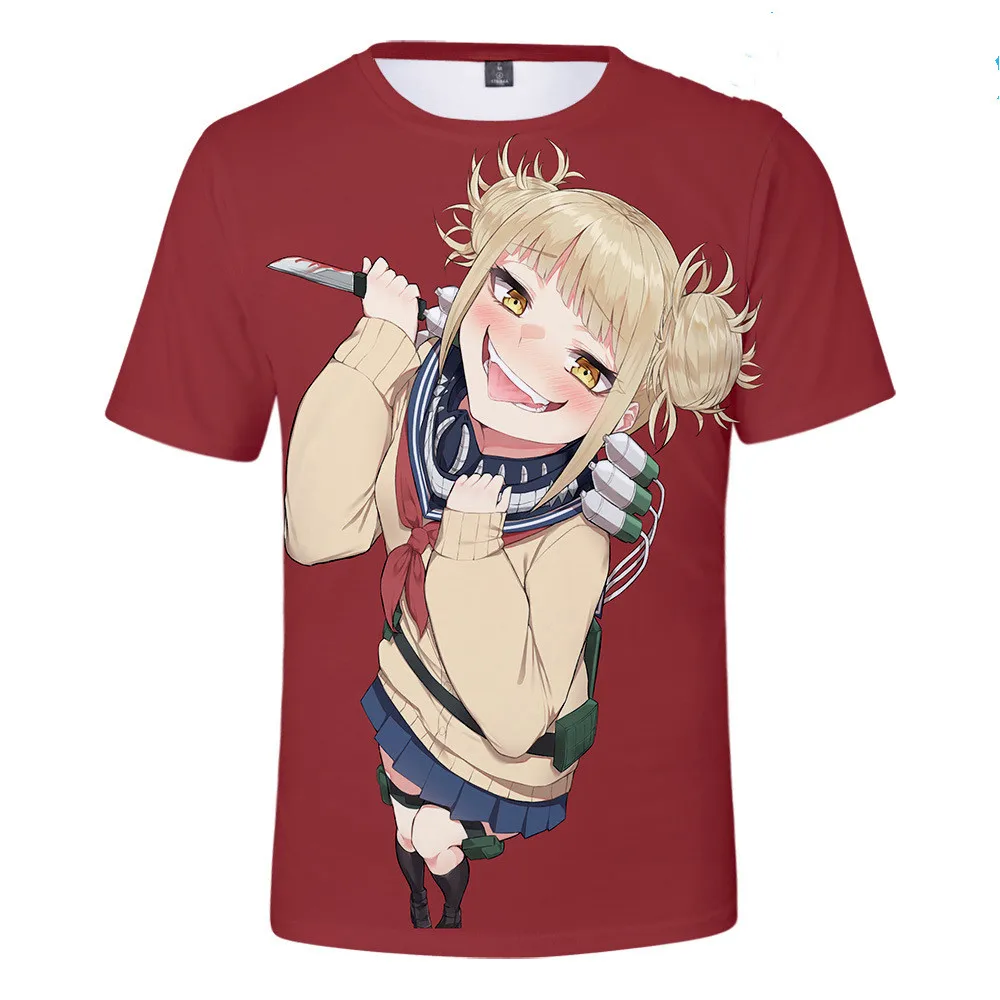 

Summer New Men's and Women's Trend Anime My Hero Academia Peripheral Digital Printing 3D Short-sleeved T-shirt on Sale Anime