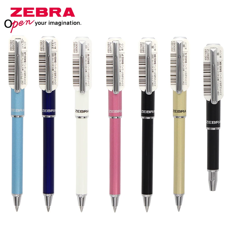 

1pcs Japan ZEBRA Retractable Ballpoint Pen SL-F1mini BA55 Oily Ballpoint Pen Metal Pole Pocket Pocket Pen 0.7mm