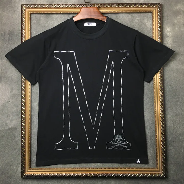 Новинка 19ss мужские новые футболки с изображением черепа монстра в стиле хип хоп