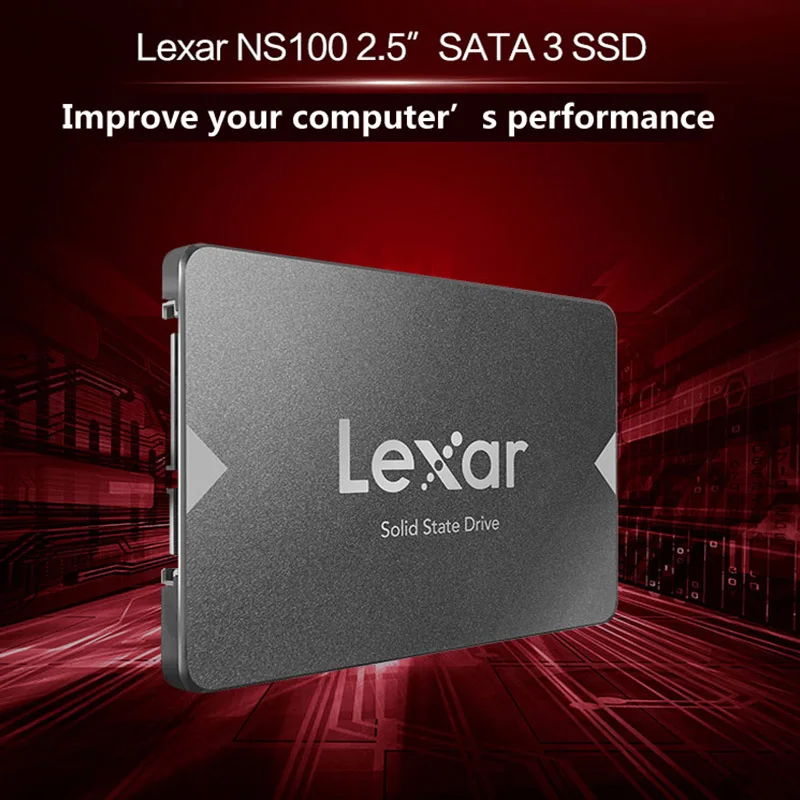 Lexar NS100 SSD 120 ГБ 240 SATA III 2 5 дюймов Внутренний твердотельный накопитель 256 Гб жесткий