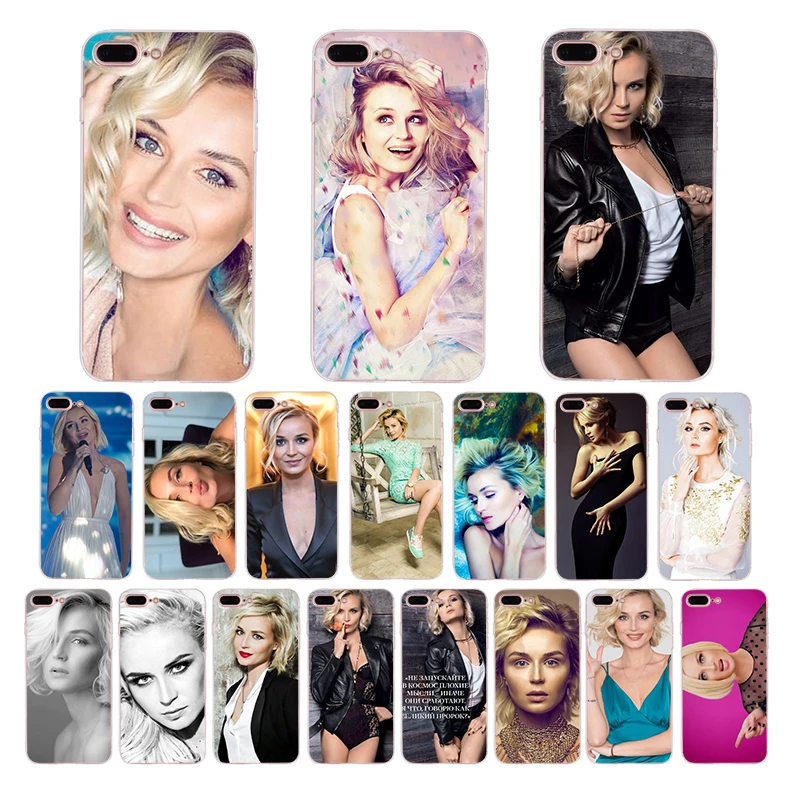

Singer Polina Gagarina Luxury Cover Soft Phone Case For Iphone 12 Mini X XR XS 11 Pro Max 8 7 Plus SE 10 TPU Transparent Shell