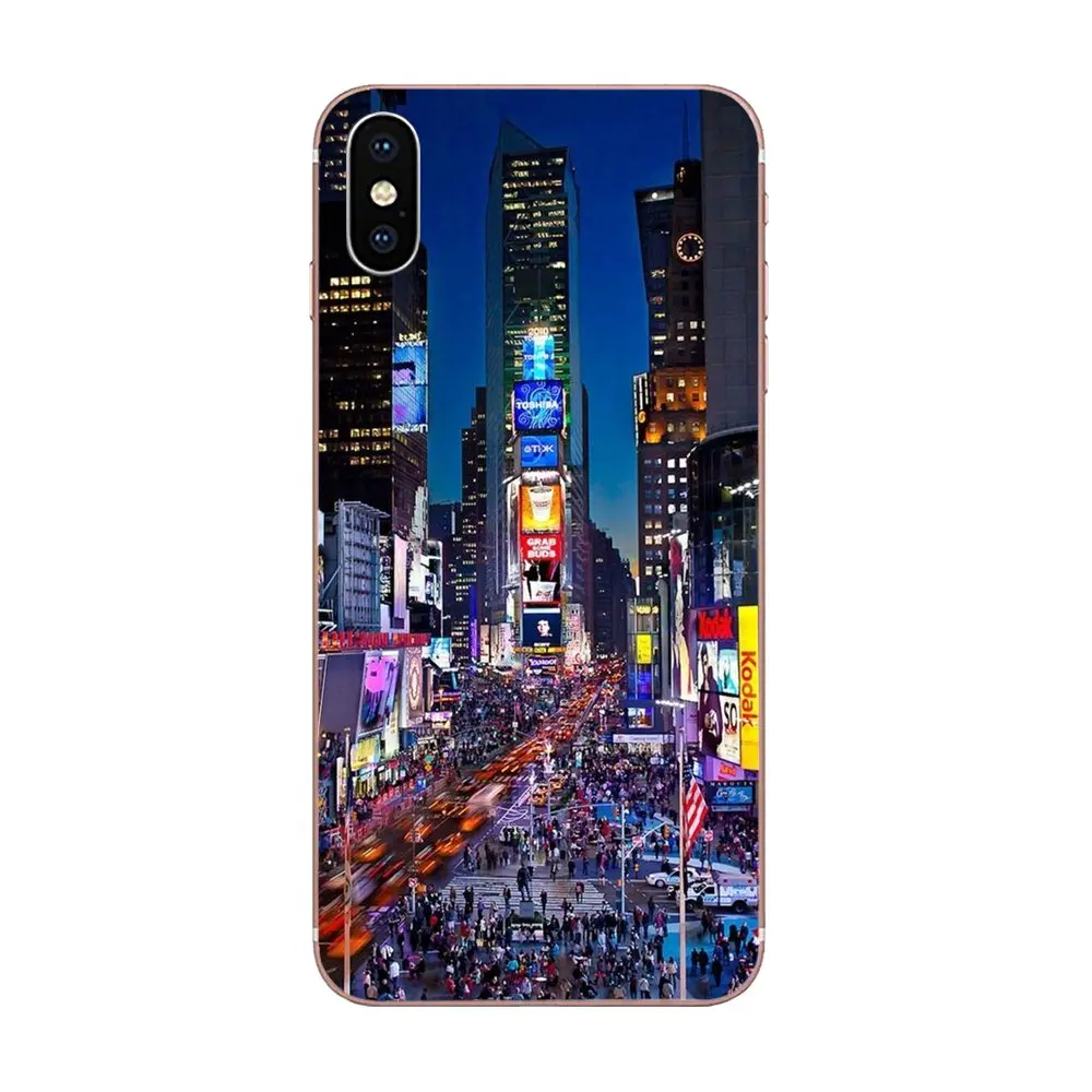 Силиконовый чехол для телефона New York Times Square Taxi лучший Samsung Galaxy A01 A51 A71 S20 Ultra S11 S11E S10