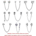 Новый сплав из бисера Шарм-звезда любящее сердце цепи очаровательной розы золотая заглушка а-ля Pandora, браслет DIY Ювелирные изделия для женщин