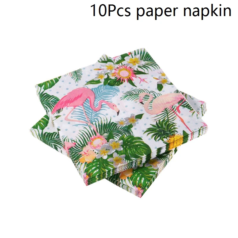 Гавайская тропическая для вечерние декоративная бумага вечеринок фламинго