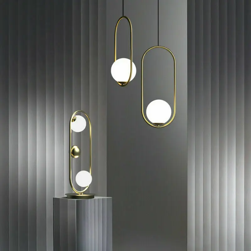 Скандинавская люстра со стеклянными шарами винтажный светодиодный потолочный