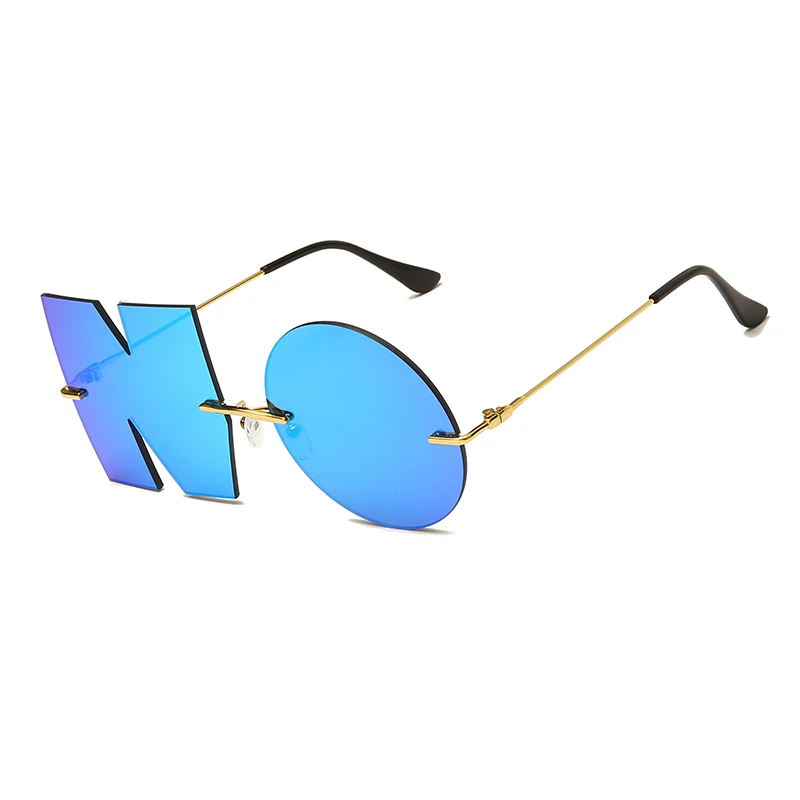 

Fashion Letter Sunglasses Luxury Brand Designer Women Metal Sun glasses Ladies Trend Sunglass UV400 Shades