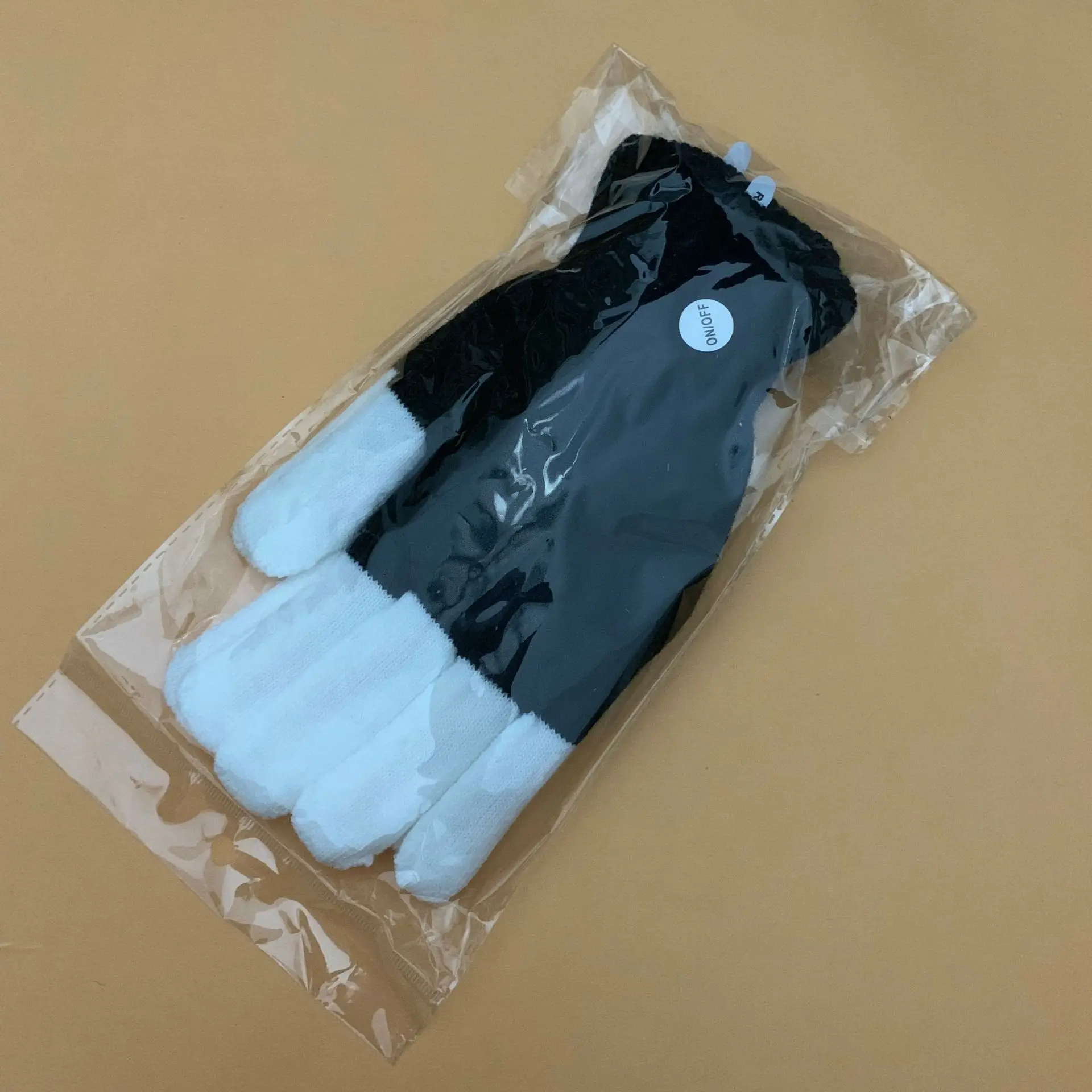 2 шт./1 пара светильник светящиеся перчатки Красочный Световой мигающий скелет на