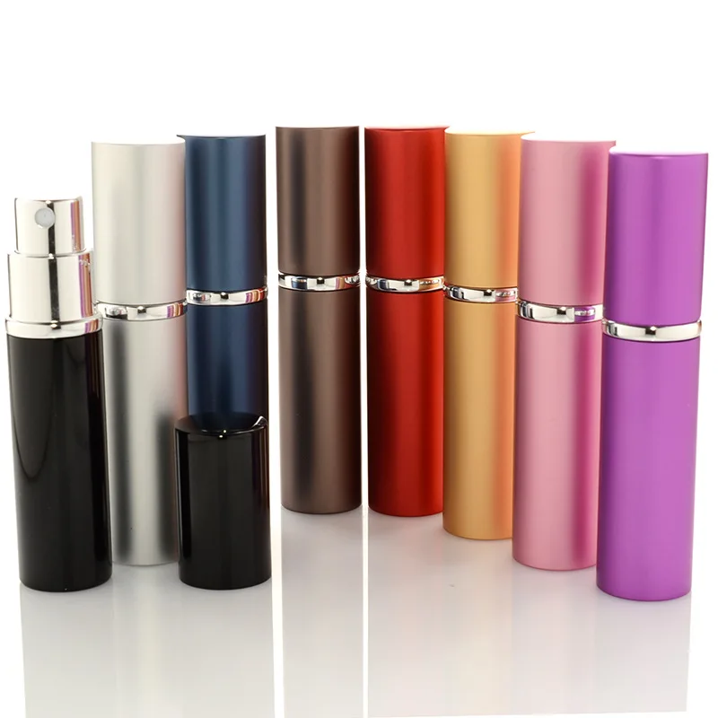 6 мл мини флакон духов многоразового с распылителем Портативный Алюминиевый