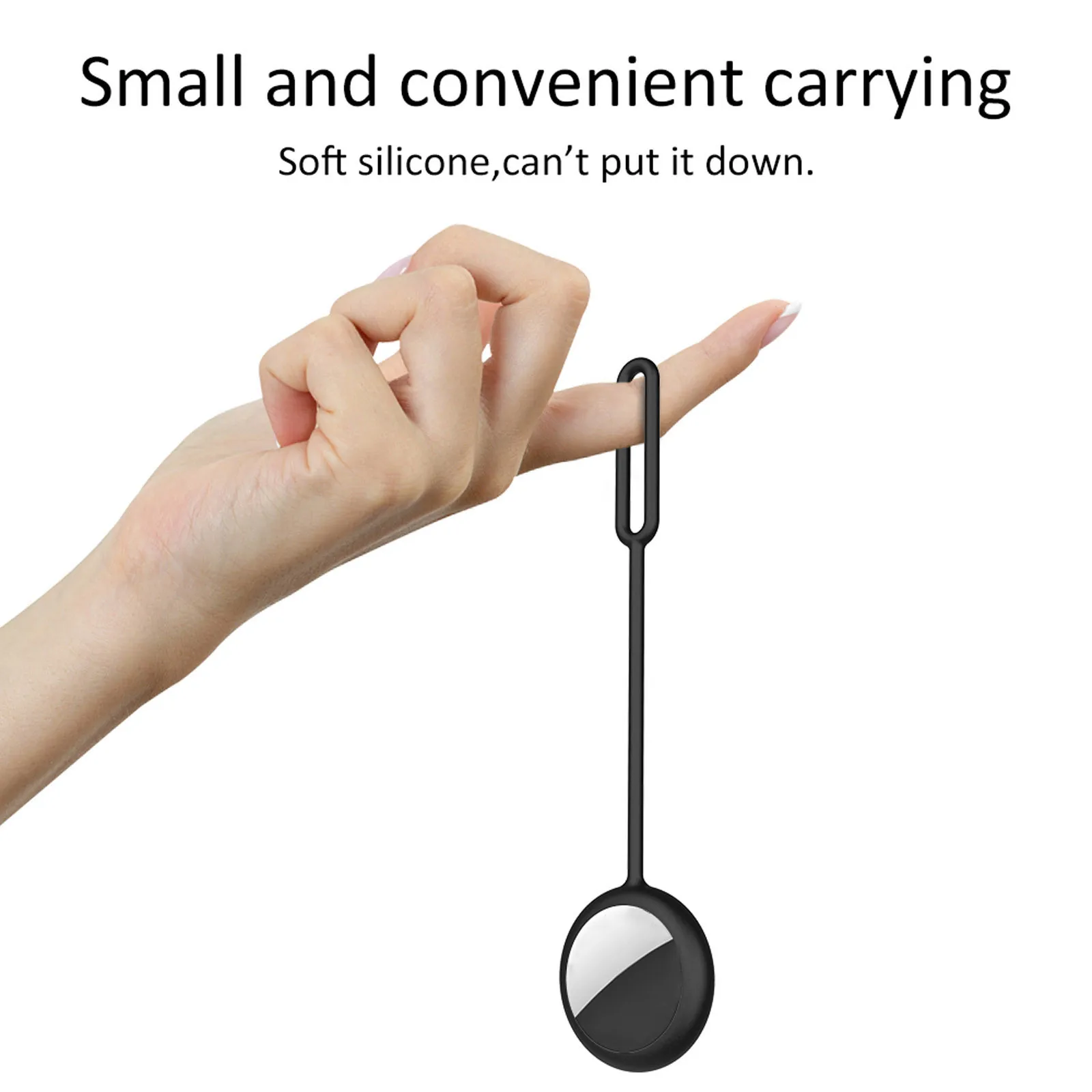 

High quality Leather Case For Apple Airtags Protective cover For Apple Locator Tracker Anti-lost Device Keychain Protect Sleeve