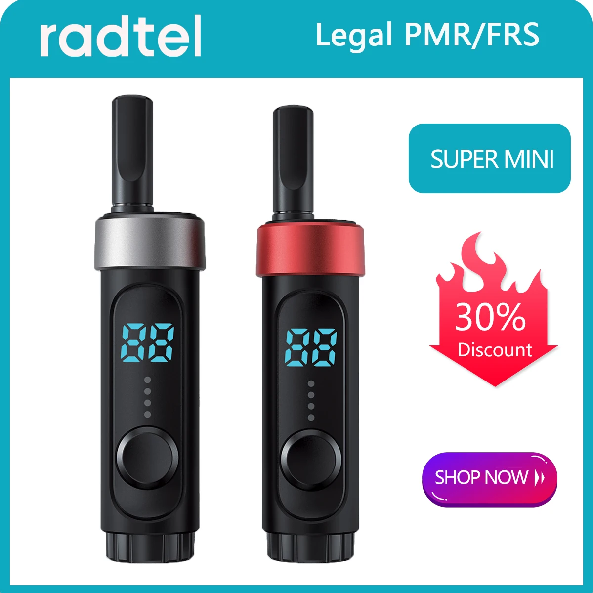 Radtel RT 659 карманный мини иди и болтай Walkie Talkie “иди 99CH цилиндрический двухстороннее