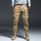 2021 новые брюки-карго для мужчин спортивный костюм для бега; Тактические военные брюки повседневные брюки для мужчин 100% хлопок длинные брюки мужские размера плюс