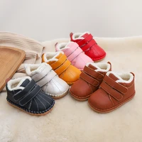 winter baby girls boys snow boots infant toddler shoes soft bottom genuine leather warm plush windproof kids children boots