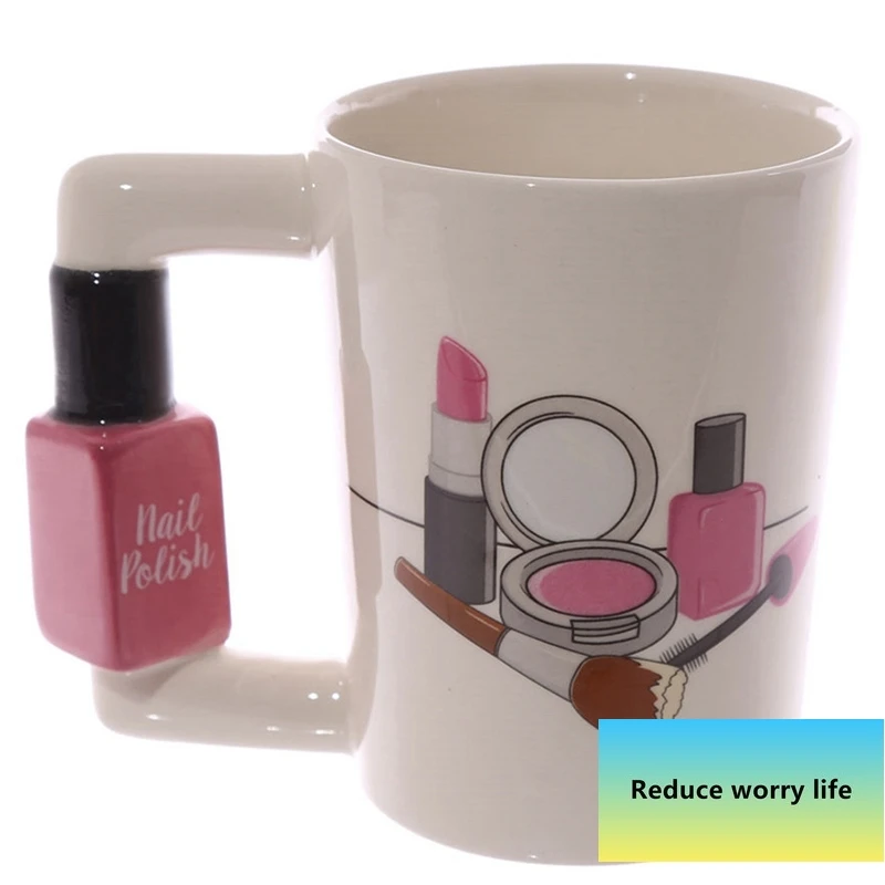 3D Ручная роспись креативные керамические кружки инструменты для девочек Набор