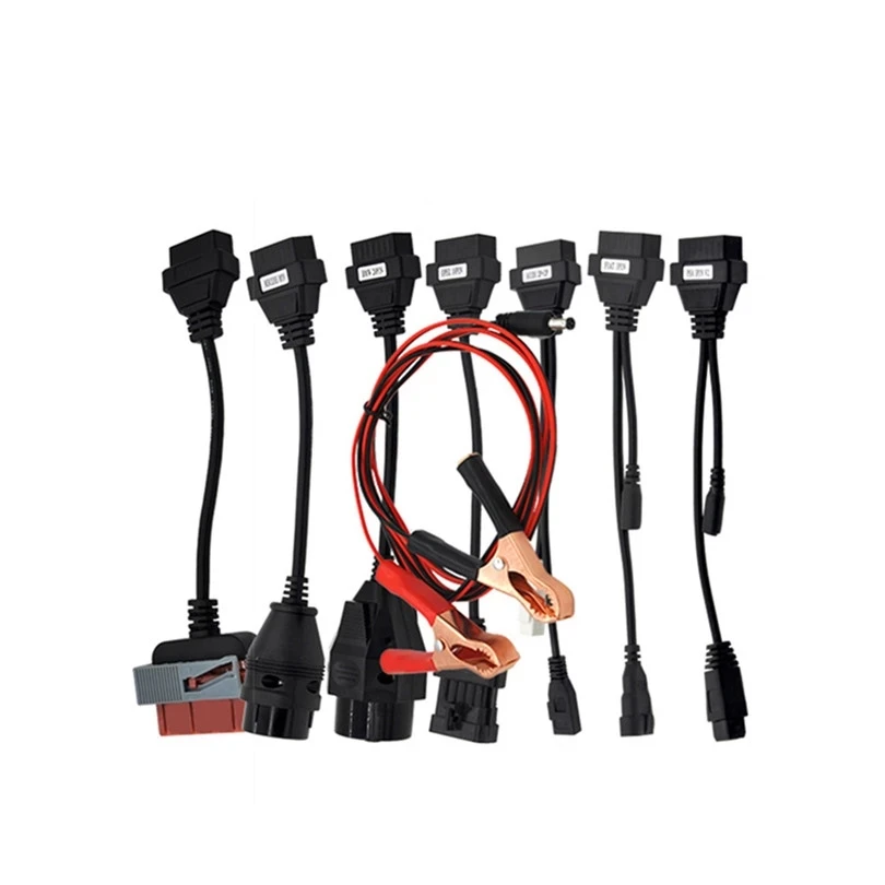 Для Delphi Ds150e 2019 полный комплект 8 кабелей для грузовиков автомобильных OBD2